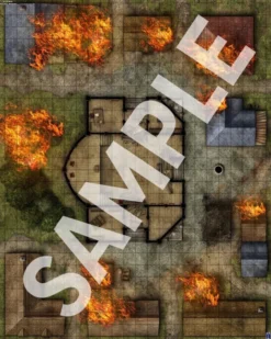 Pathfinder Flip-Mat: Village Assault