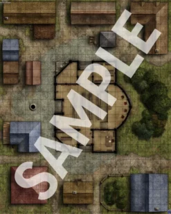 Pathfinder Flip-Mat: Village Assault