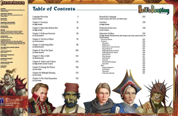Pathfinder Second Edition - Hell's Destiny
