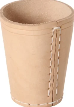 Petit Gobelet Cuir Naturel