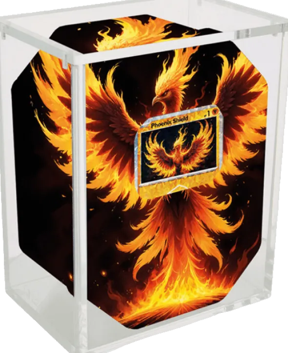 Phoenix Shield - Boite-vitrine acrylique pour Pokebox Tin