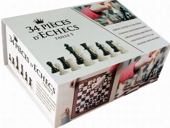 Pièces Échecs en Plastique - Taille 5