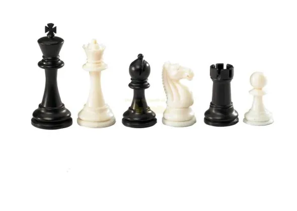 Pièces Échecs - Taille 6 - Nerva - Plastique - Plombées