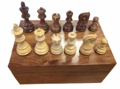 Pièces d'échecs 76mm Sheesham Luxe