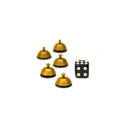 Pions en forme de sonnettes de table - x5