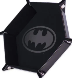 Piste de dés - Batman - Noire - 19x19 cm - Cuir et velours