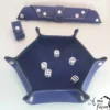 Piste de dés Nomade - Bleu Cobalt