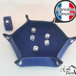 Piste de dés Nomade - Bleu Cobalt