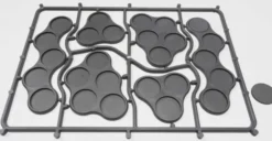Plastic Bases Set 10 - Skirmish Movement Trays for 20mm Round Bases