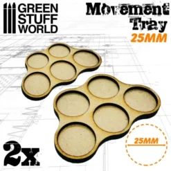 Plateaux de Mouvement MDF 5x25mm