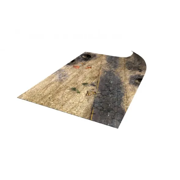 Playmats - Latex - Tapis recto/verso - Wasteland / Grassland - 44x60