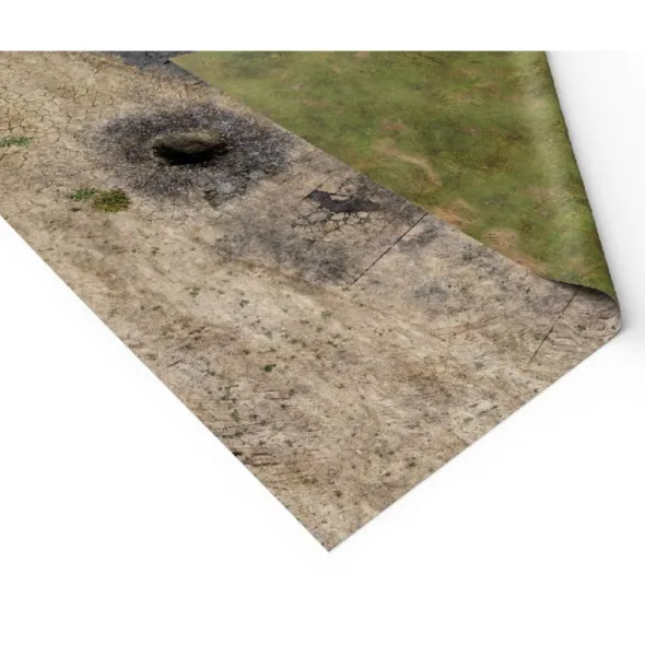 Playmats - Latex - Tapis recto/verso - Wasteland / Grassland - 44x60