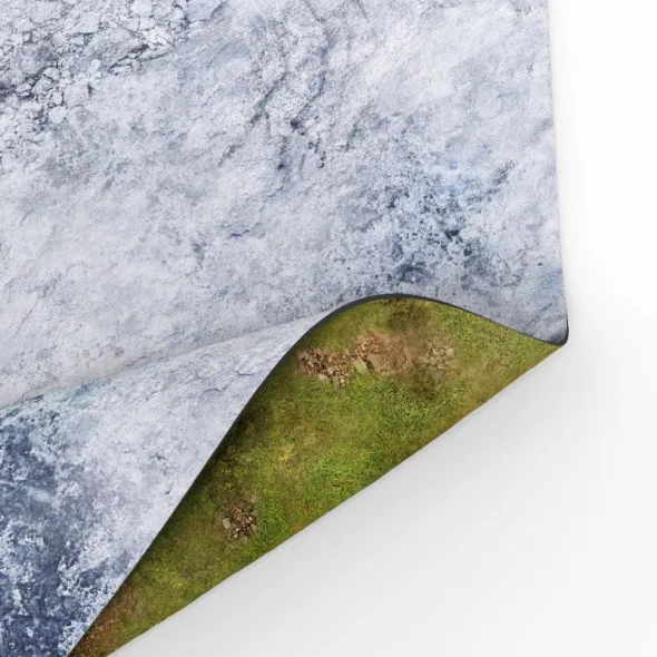 Playmats - Mousepad - Tapis recto/verso - Ice / Grassland - 44x60