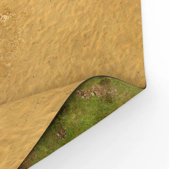 Playmats - Mousepad - Tapis Recto/Verso - Sandy Desert / Grass - 48x36