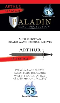 Pochettes Paladin - Arthur Mini European - 45 x 68 mm - 55p