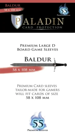 Pochettes Paladin - Baldur Large D - 58 x 108 mm - 55p