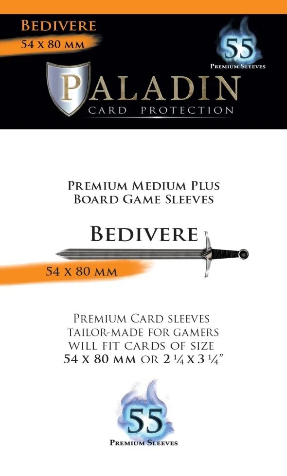 Pochettes Paladin - Bedivere Medium Plus - 54 x 80 mm - 55p