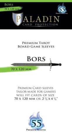 Pochettes Paladin - Bors Tarot - 70 x 120 mm - 55p