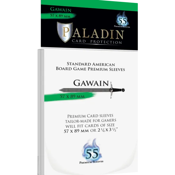 Pochettes Paladin - Gawain Standard American - 57 x 89 mm - 55p