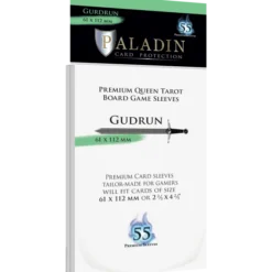Pochettes Paladin - Gudrun Queen Tarot - 61 x 112 mm - 55p