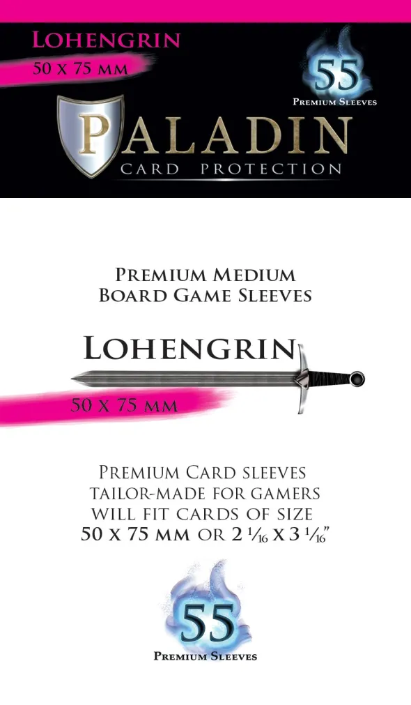 Pochettes Paladin - Lohengrin Medium - 50 x 75 mm - 55p
