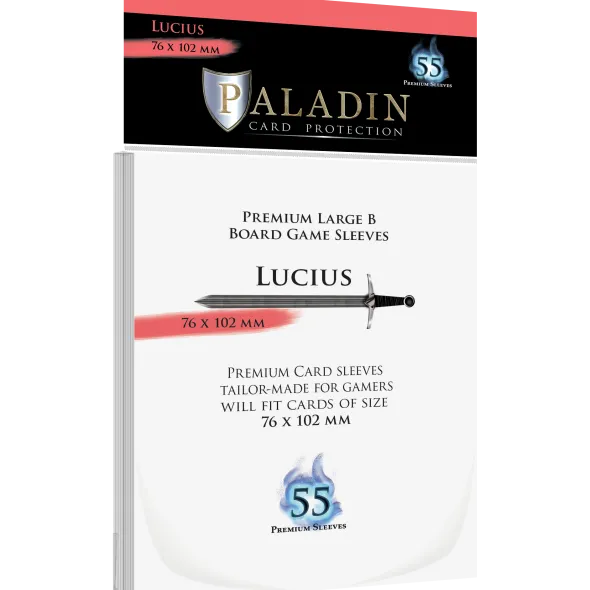 Pochettes Paladin - Lucius Large B - 76 x 102 mm - 55p