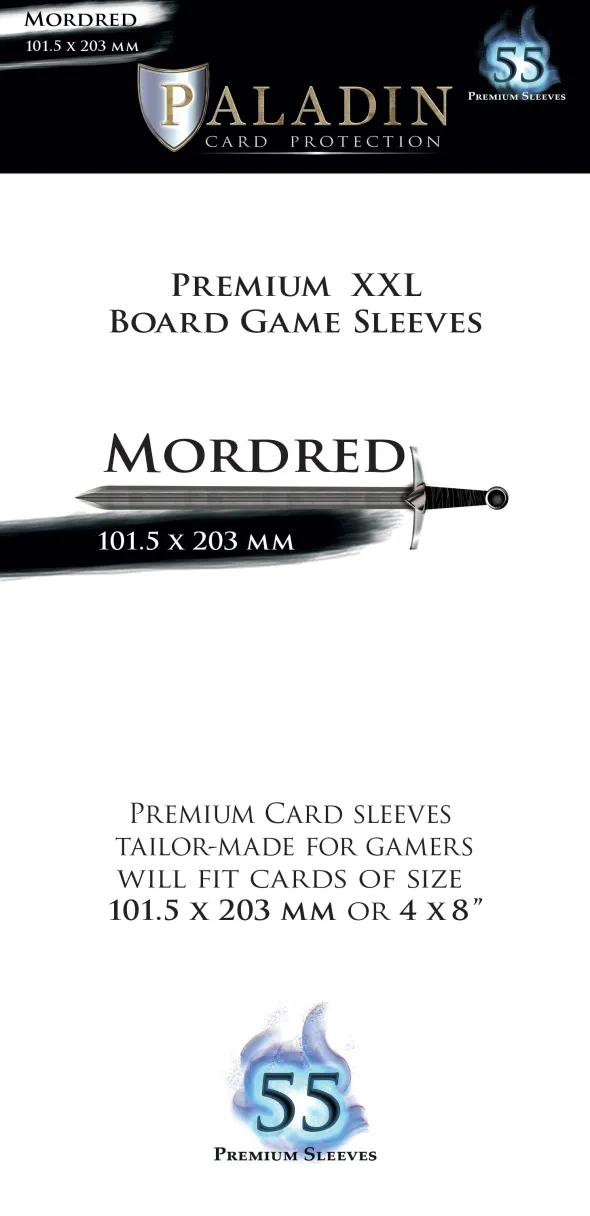Pochettes Paladin - Mordred XXL - 101.5 x 203 mm - 55p