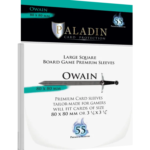 Pochettes Paladin - Owain Large Square - 80 x 80 mm - 55p