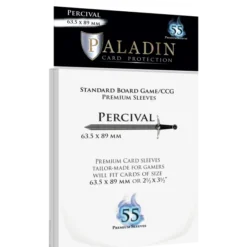 Pochettes Paladin - Percival Board game/ CCG - 63.5 x 89 mm - 55p