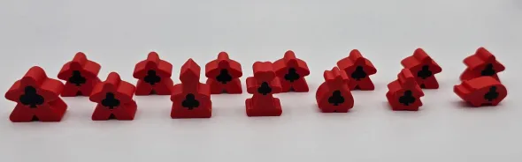 Poker set - Carcassonne Big Box Meeples