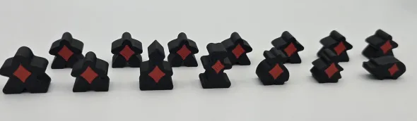 Poker set - Carcassonne Big Box Meeples