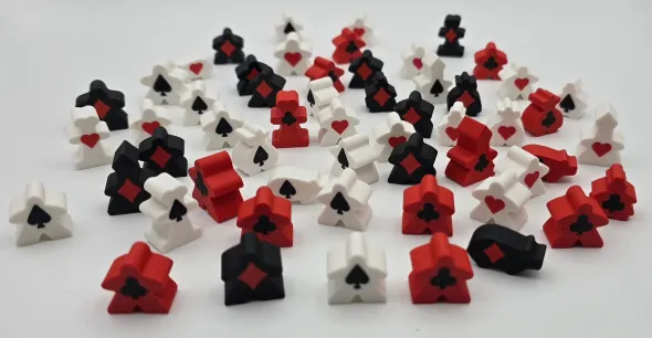 Poker set - Carcassonne Big Box Meeples