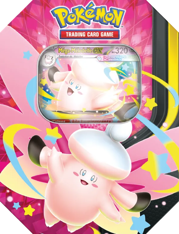 Pokémon : Boîte Méga Clair de Lune - Méga-Mélodelfe-ex