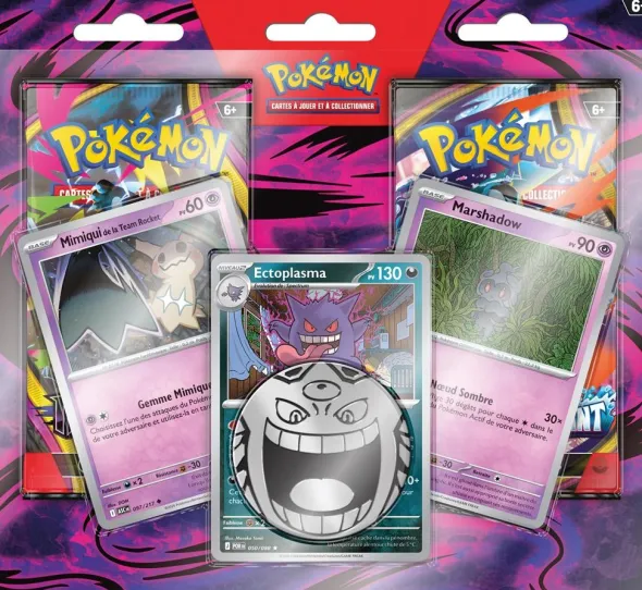 Pokémon - Duopack Chaos Ascendant et Nuit Noire + 3 cartes promos