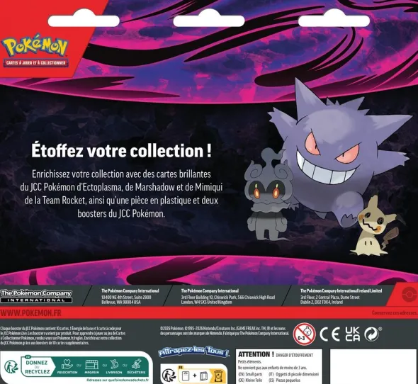 Pokémon - Duopack Chaos Ascendant et Nuit Noire + 3 cartes promos