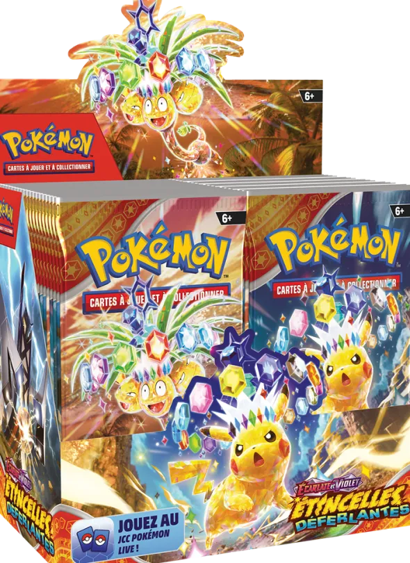 Pokémon EV08 : Écarlate et Violet – Étincelles Déferlantes - Boite de 36 boosters (boite descellée)