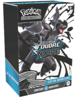 Pokémon : EV10.5 Lot de 6 Boosters Foudre Noire