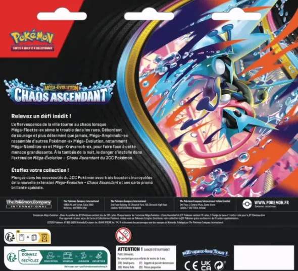 Pokémon ME04 Chaos Ascendant - TriPack Reptincel