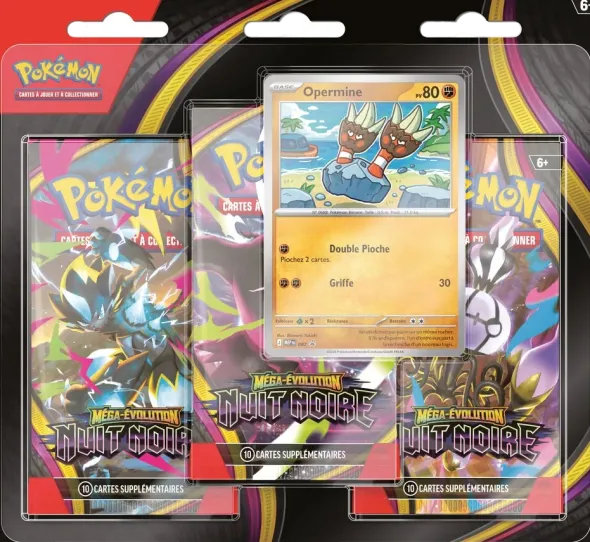 Pokémon ME05 Nuit Noire - TriPack Opermine