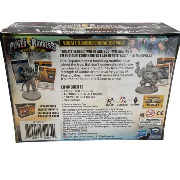 Power Rangers: Heroes of the Grid – Squatt & Baboo Character Pack
