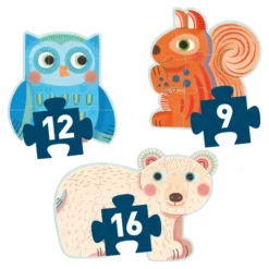 Primo Puzzle - Dans La Forêt - 9, 12, et 16 Pièces