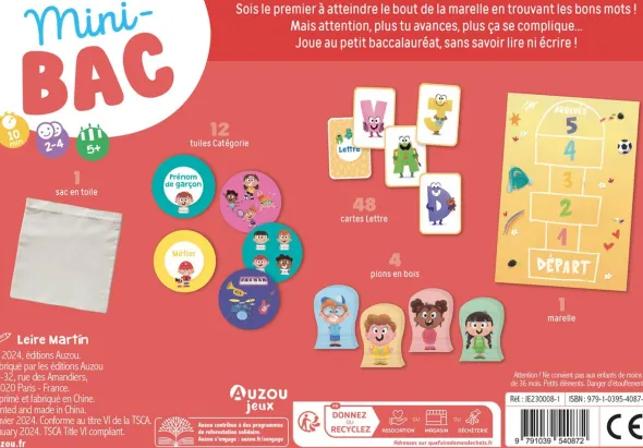 P'tit jeu - Mini-Bac