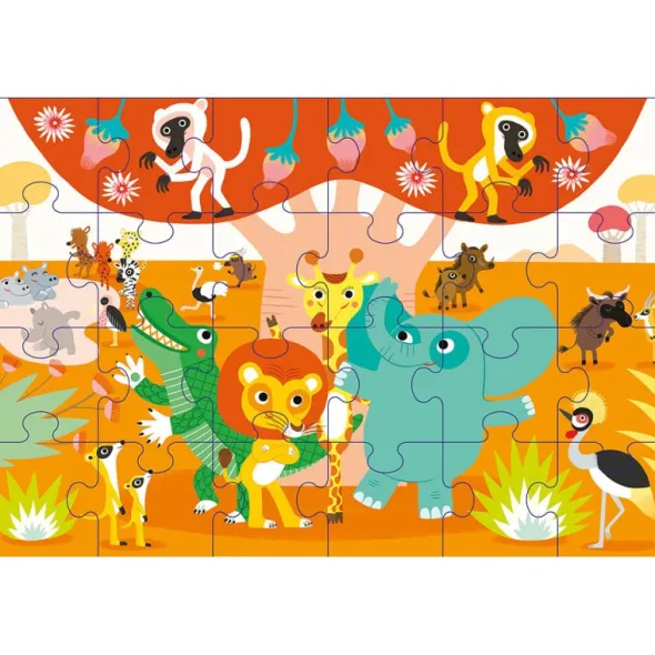 P'tits Jeux De Puzzles Classiques - Bienvenue dans la Savane