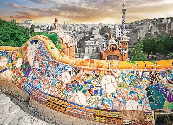 Puzzle - Barcelona Park Güell - 1000 pièces
