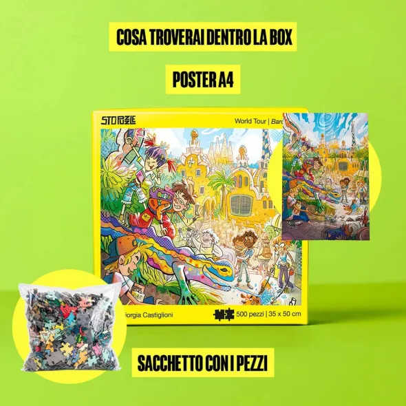 Puzzle - Barcelona - 500 pièces