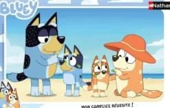 Puzzle - Bluey à la plage - 15 pièces