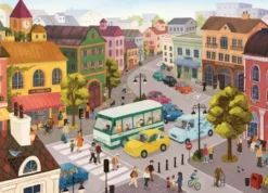 Puzzle - Busy City - 1000 pièces