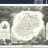 Puzzle - Carte du département du Lot par Levasseur - 1000 pièces