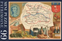 Puzzle - Carte Maine et Loire - 99 pièces