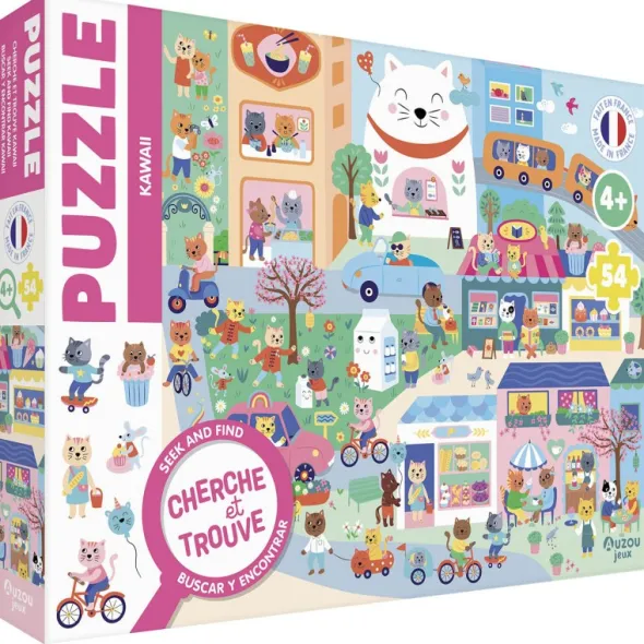 Puzzle Cherche et Trouve - Kawaii